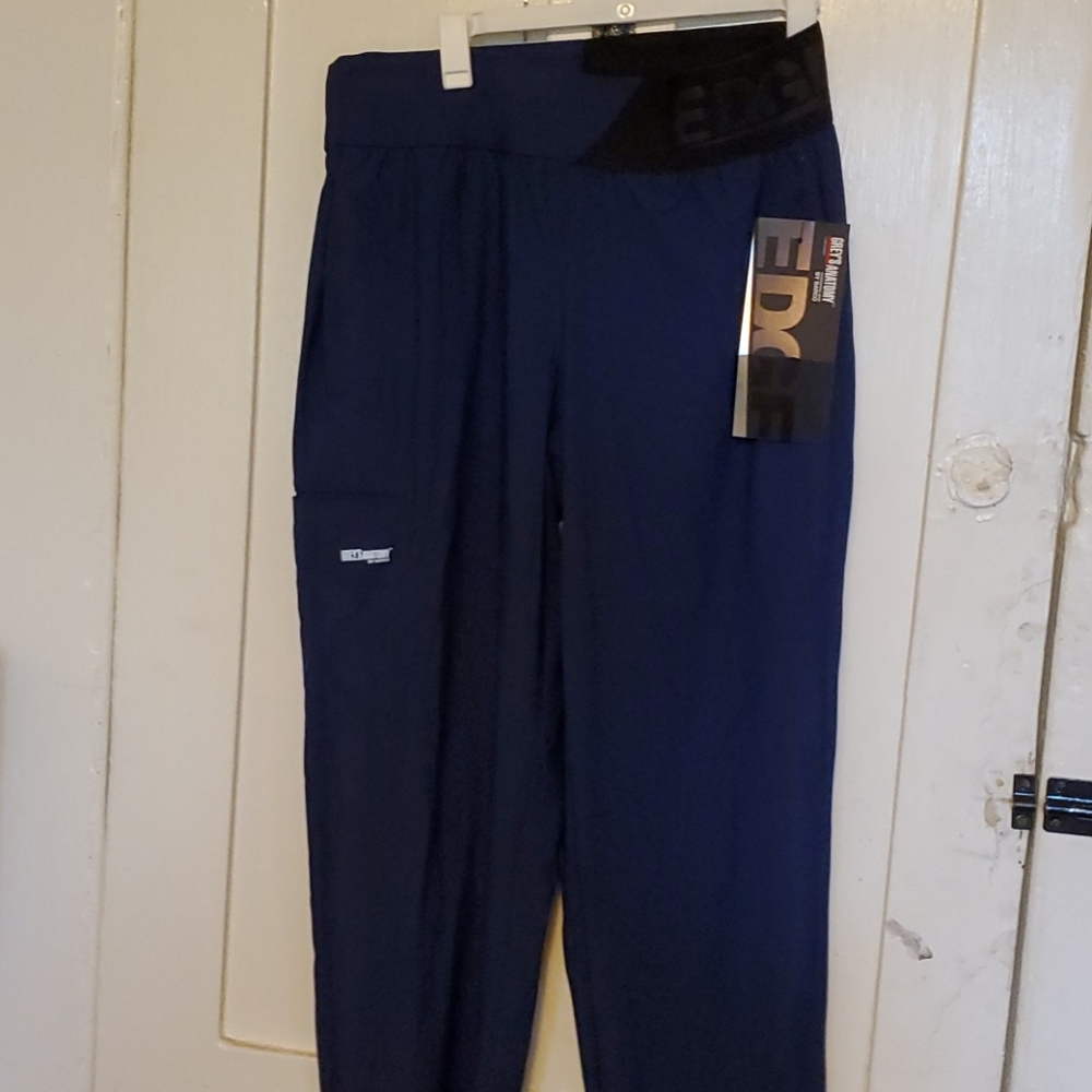 Grey's Anatomy EDGE nursing scrub pants XS dark bl